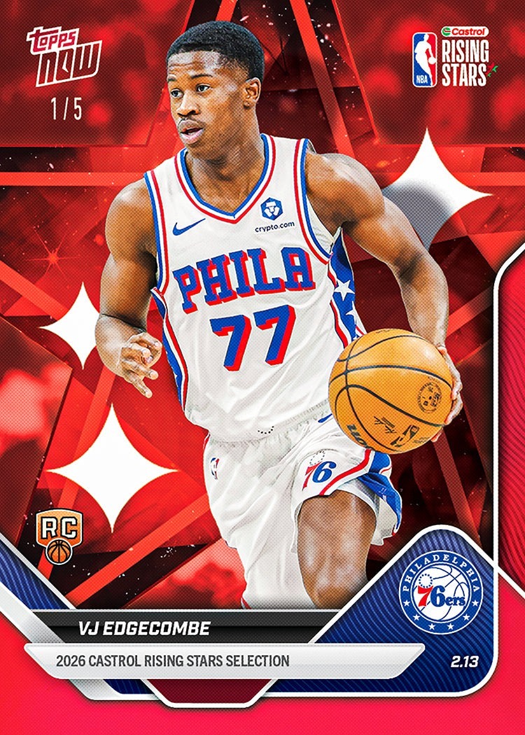 NBA球員卡 2026 全明星賽 新秀賽 套卡 2026 Rising Stars Set - NBA Topps NOW® - 22 Card Set - PR: 7287:圖片 5