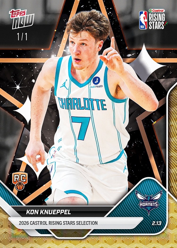 NBA球員卡 2026 全明星賽 新秀賽 套卡 2026 Rising Stars Set - NBA Topps NOW® - 22 Card Set - PR: 7287:圖片 6