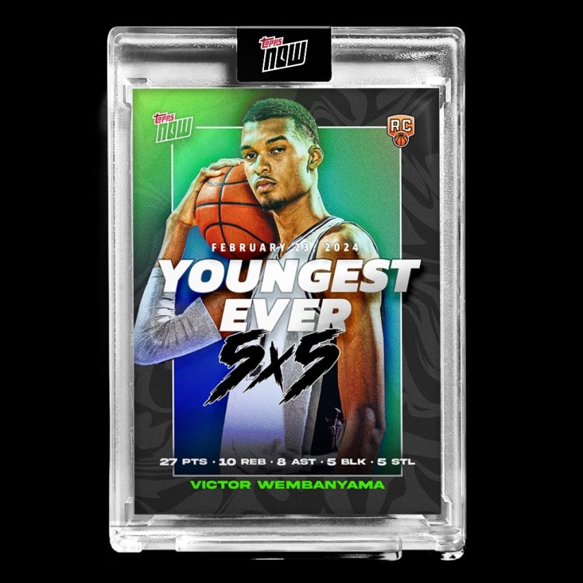 NBA球員卡 Victor Wembanyama - 2023-24 TOPPS NOW® Basketball Card VW-2 - PR: 29675