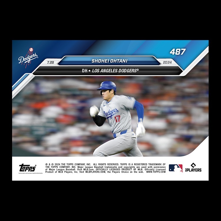 MLB球員卡 Shohei Ohtani - 2024 MLB TOPPS NOW® Card 487 - PR: 4144:圖片 2