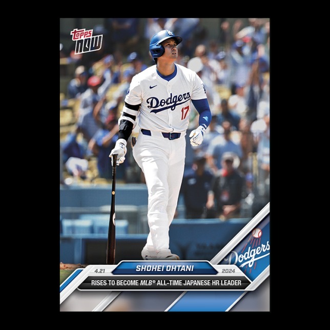 MLB球員卡 Shohei Ohtani - 2024 MLB TOPPS NOW® Card 106 - PR: 34,423